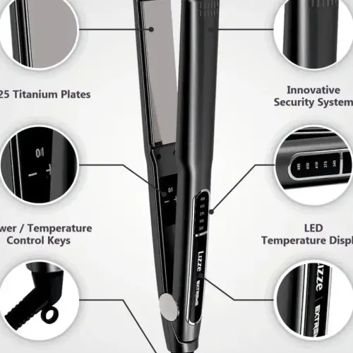 Lisseur Professionnel Lizze Extreme 250°c – Fer À Lisser Avec Chauffage Rapide 