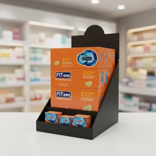 Fitone Préservatif Plaisir Intense Fraise, 48 Boites De 3 Condoms