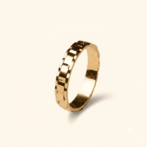 Alliance Prestige Graphique Homme En Or Jaune 18 Carats