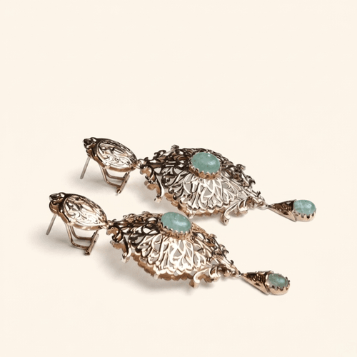 Boucles D'oreilles Arabesque Royale En Or Jaune 18 Carats