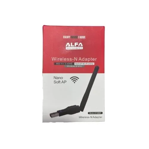 Clé Wi-fi Nano Usb 802.11n (2.4 Ghz) - Modèle Lv-uw07 Avec Soft Ap
