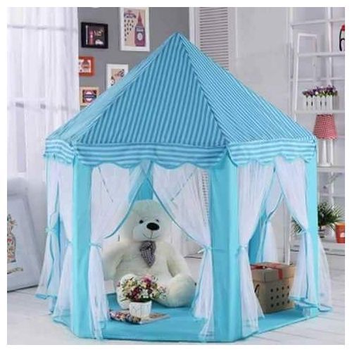 Tente Chateau Pour Enfant Bebe, Princes Princesse, 140-135 Cm, Maison De Jeu Pliable