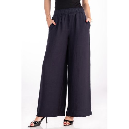 Pantalon Large À Taille Élastique