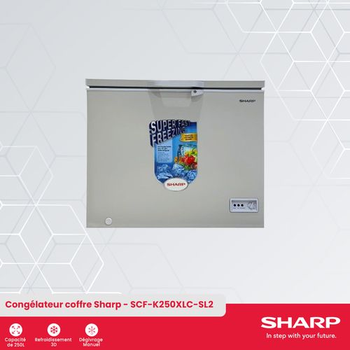 Congélateur Coffre Scf-k250xlc-sl2