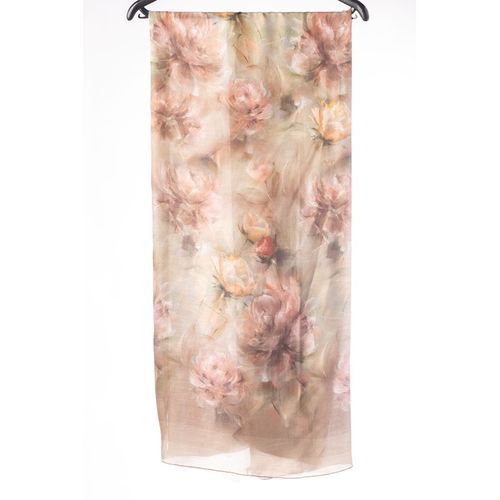 Châle Floral Flouté