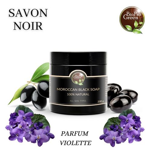  Savon Noir Marocain Violette