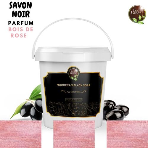 Bio Pro Green Savon Noir Marocain Parfum Bois De Rose