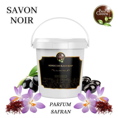  Savon Noir Marocain Safran - الصابون المغربي البلدي + Gant De Kessa