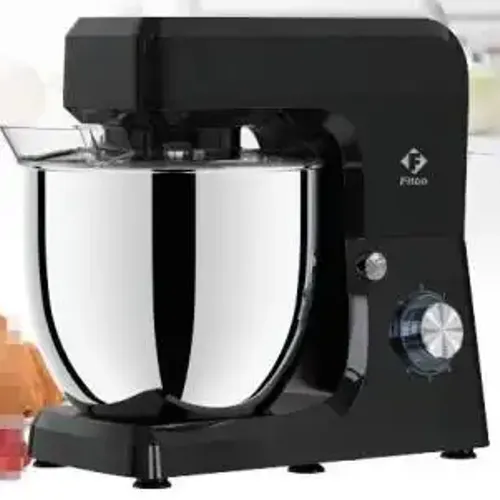 Robot Pétrin Multifonctions 2000 W – Bol Inox 8 L, 6 Vitesses, Noir