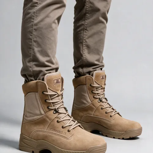Bottines Tactiques Sahara Boots Beiges