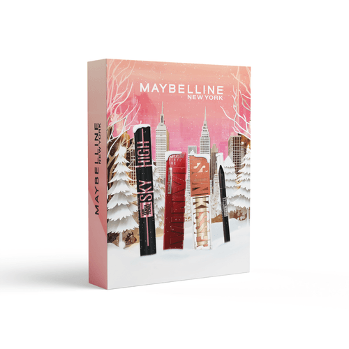 Coffret Fin D'année : Sky High Cosmic + Superstay Vinyl Ink + Sunkisser Liquid Highlighter (+ Mini Tattoo Liner Offert)