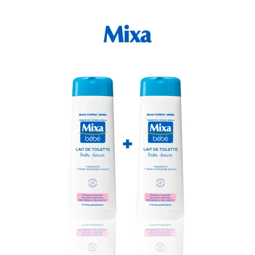 Lot De 2 Lait De Toilette Très Doux 300ml