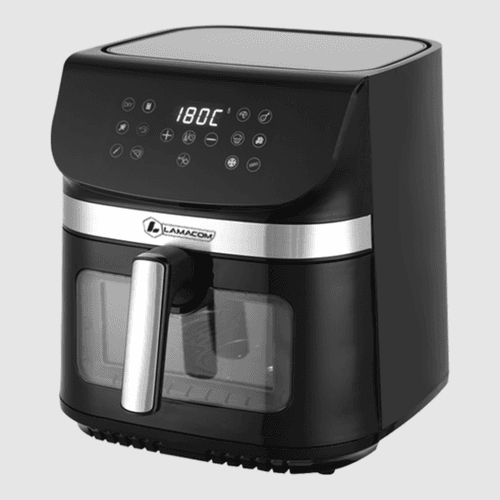 Air Fryer Friteuse À Air Digitale 9 L – Cuisson Sans Huile, Écran Tactile Et Fenêtre De Visualisation