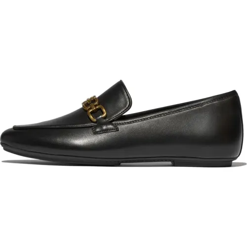 Mocassins en Cuir Delicato Square-Chain – Confort Dynamicush