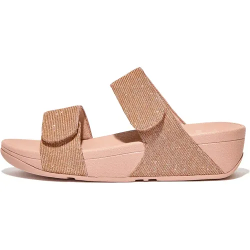 Lulu Adjustable Shimmerlux Slide Pu, Textile