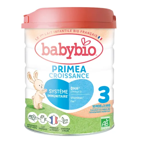 Primea 3 Lait Croissance Bio 3ème Âge 10 Mois Et Plus Lait Infantile
