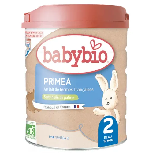 Lait 2ème Âge Primea 2 Bio Lait Infantile Croissance Dès 6 Mois Formule Biologique