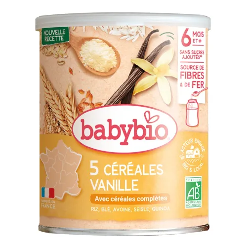 Céréales Bio À La Vanille Naturelle , Dès 4 Mois