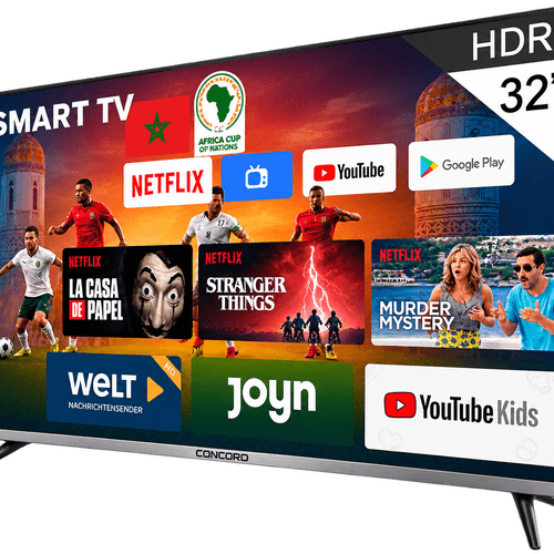 Tv Concord 32 Pouces Smart Tv Hdr – Led32sm345cr