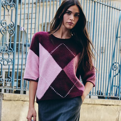 Pull Jacquard Col Rond