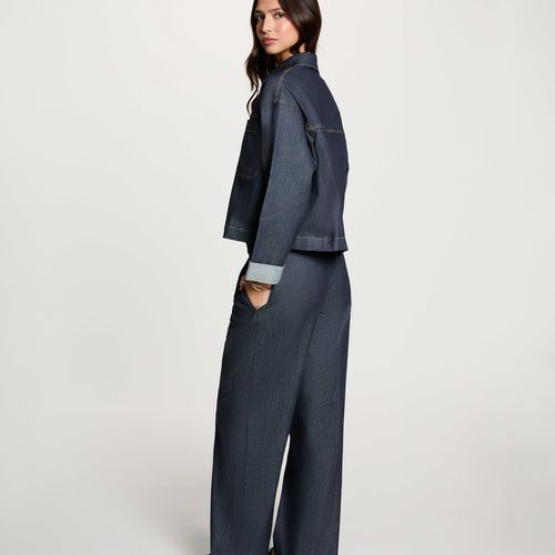 Jean Droit Taille Haute