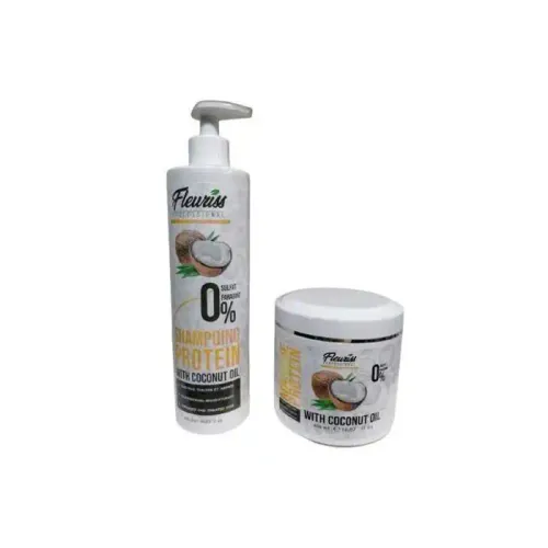 Shampoing Et Masque Sans Sulfate  À La Protéine Pour Cheveux Traités