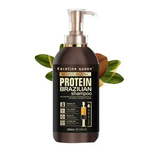 Shampoing Kératine Queen Protéine Et Huile D'argan 
