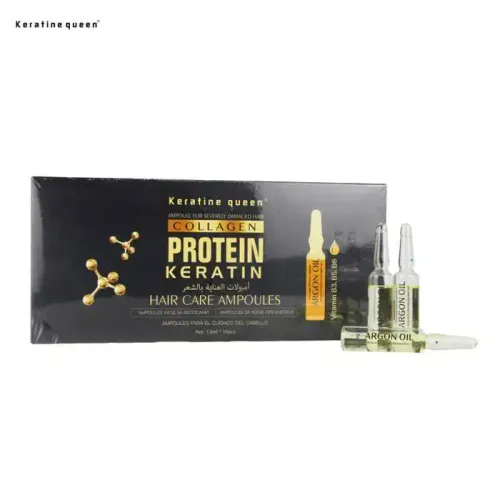 Ampoules Pour Cheveux Abîmés À L'huile D'argan 