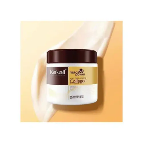 Masque Capillaire - Collagène - Huile D'argan - Répare Cheveux Abîmés 