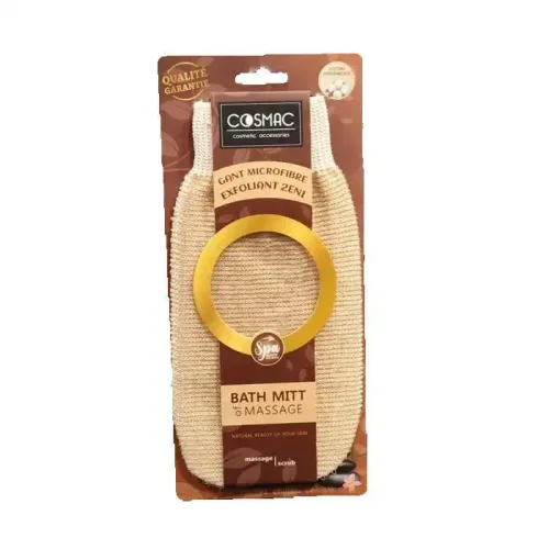 Gant De Bain Double Face 2 en 1 - Exfoliation Douce & Nettoyage Efficace