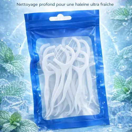 Cure-dents Avec Fil Dentaire Lautre Chose - Mentholé
