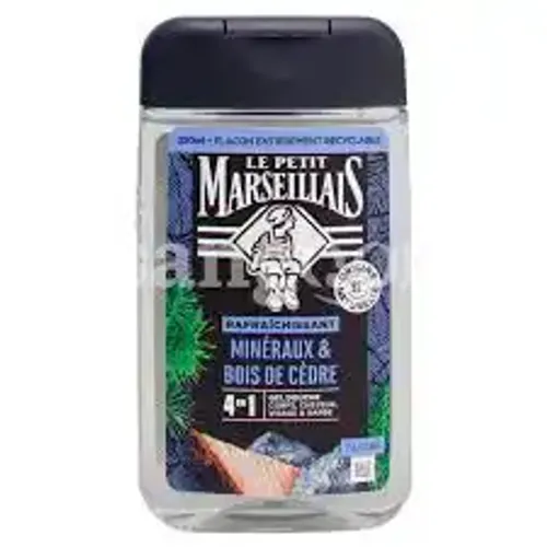 Le Petit Marseillais Gel Douche Minéraux Et Bois De Cèdre