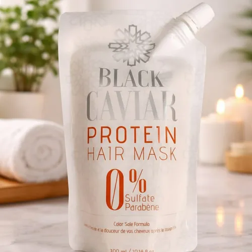 Masque Capillaire Protéine Black Caviar – Soin Réparateur Intensif