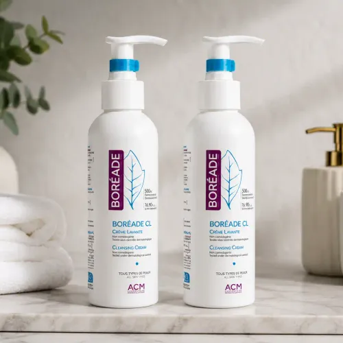 Boréade Cl Crème Lavante Apaisante Acm – Nettoyant Visage Peaux Sensibles