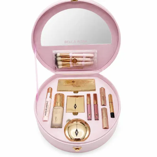 Coffret Maquillage Luxury Beauty Set – Kit Complet Visage, Lèvres & Yeux Avec Accessoires
