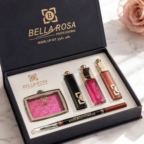 Coffret Maquillage 5 Pièces, Lèvres Et Teint