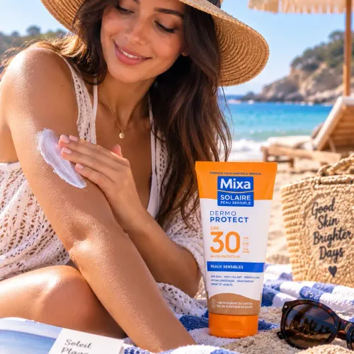 Mixa Solaire Dermo Protect Spf 30 – Haute Protection Peaux Sensibles – Enfant & Adulte