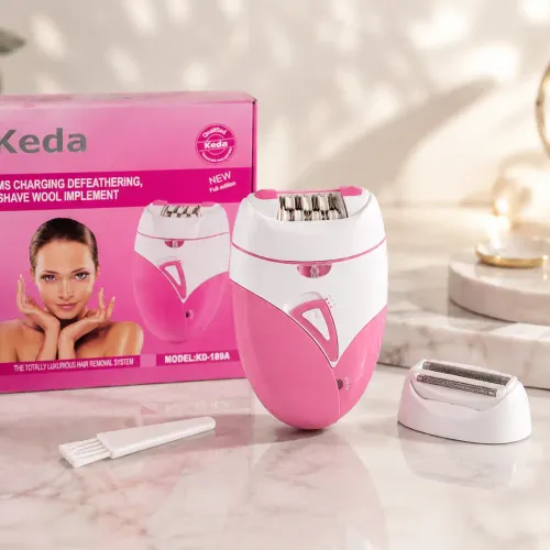 Épilateur Rechargeable 2 En 1 – Épilation & Rasage Sans Fil Avec Accessoires