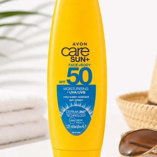 Care Sun+ Crème Solaire Hydratante Spf 50 – Visage & Corps – Très Haute Protection