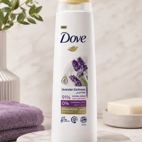 Dove Lavender Thickness – Shampooing Épaississant À La Lavande