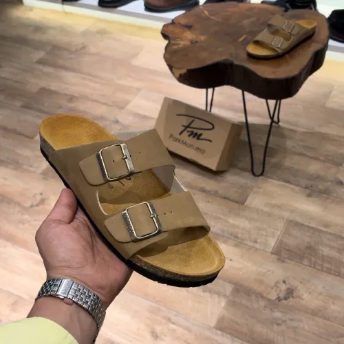 Sandale En Cuir Biege