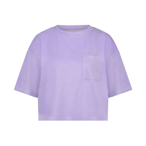 Top Velours Manches Courtes