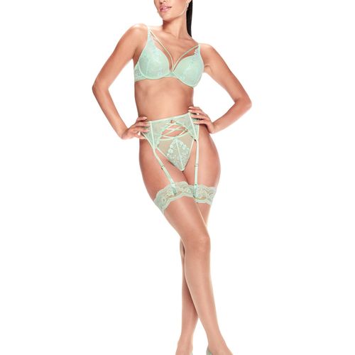 Bas Autofixant 15 Denier Fancy Lace Top