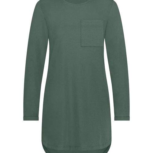 Chemise De Nuit À Col Rond