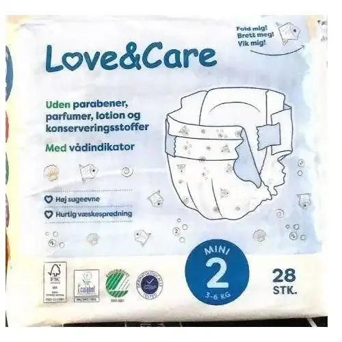Love Care & 2 Junior 3-6 Kg (28x6)