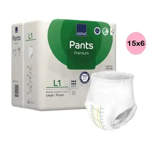 Pants Premium L1 - Sous-vêtements Absorbants - Lot De 75 Unités (5 X 15)