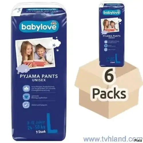 Couches-culottes Pantalons De Pyjama - Taille L (9-15 Kg) - Pack De 54