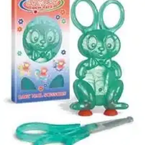 Ciseaux À Manucure Pour Bébé Avec Étui Lapin - Couleur Aléatoire