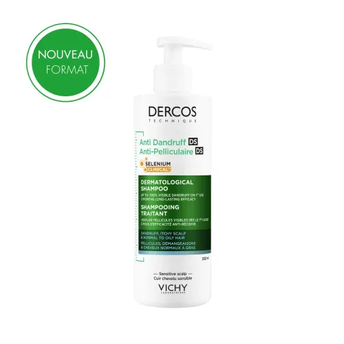 Dercos Shampooing Antipelliculaire Cheveux Normaux À Gras
