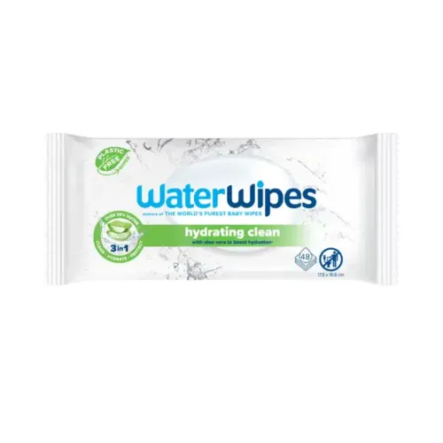 Waterwipes Lingettes Hydrating Clean 48 Unités